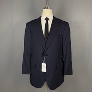 Men's Suits Navy Black Fabric Pattern Half-Body Lining REGAL Bust 49 Code G