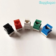 RR Keystone Jack Wall Plate with RJ45 Keystone Coupler insert Cat6  Module