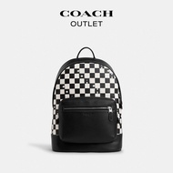Coach/coach Outlet Men's Checkerboard Print West Backpack