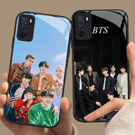 CK-46 BTS ARMY BT21 HD Glass Casing for OPPO A16 A16S A54S A95 A74 F19 F19S Reno 6 Lite