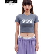[ARCHIVE BOLD] 939 LOGO CROP TOP (GRAY)