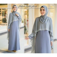 BAJU JUBAH RATU ARAB MUSLIMAH BATU SWAROVSKI | BAJU DRESS