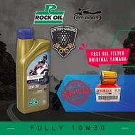 ROCK OIL MOTORCYCLE OIL RACING FULLY  10W30 FREE OIL FILTER ORIGINAL ROCKOIL