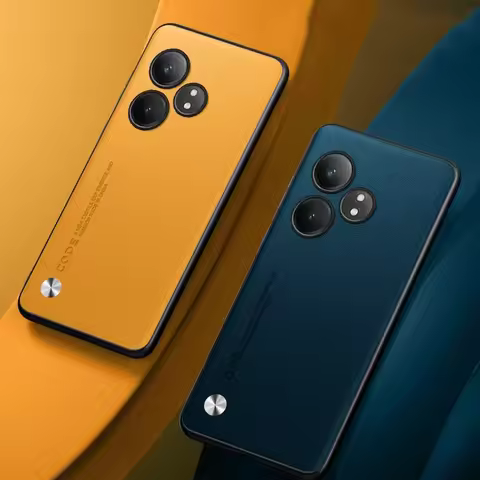 Plain Leather Case for Realme GT 6 T 5G GT6 7T Neo 6 SE NEO6 Matte Silicone Back Cover Camera Protec