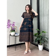 Rayon Kimono Daster with the Latest Motif, Front Button Daster, Balinese Daster Night Dress for Wome