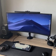 Preloved Monitor Ultrawide Xiaomi 34 inch gaming 144hz MULUS NEGO COD