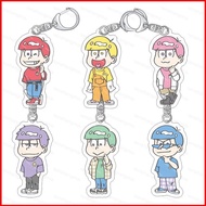 PS3 Mr Osomatsu Acrylic Keychain Backpack Pendant Bags Accessories Anime Periphery SP3