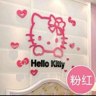 Hello Kitty 壓克力壁貼 需自行拼貼