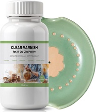 120ml Air Dry Clay Varnish - Air Dry Clay Sealant for Airdry Clay - Clear Varnish for Air Dry Clay P