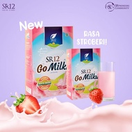 Unsweetened Strawberry Flavored ETAWA Milk Powder/GOMILKU SR12/Goat Milk Powder/Goat Milk Powder/GO MILKU Strawberry SR12/Cholesterol Milk/Fat Milk/Healthy Milk/Bone Milk/Tb Milk/ Diabetes Milk/Increase Endurance
