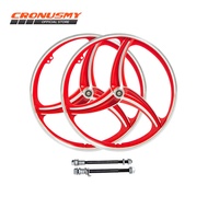 20" Rim 3 batang sabit Alloy Seal Bearing Wheelset Rim Sport Rim Wheel set Roda Basikal for BMX - 3 