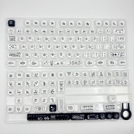 【พร้อมส่งจากไทย】คีย์แคปไทย keycapไทย Kuromi crayon shinchan สำหรับ mechanical keyboardส่วนใหญ่