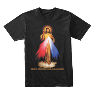 KAOS ROHANI HATI KUDUS YESUS / KAOS YESUS DIVINE MERCY KATOLIK PREMIUM COTTON BAMBOO