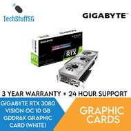 GIGABYTE GeForce RTX 3080 VISION OC 10G Graphics Card, 3x WINDFORCE Fans, 10GB 320-bit GDDR6X Graphic Card