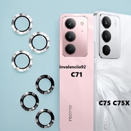 Metal Ring Tempered Glass Camera REALME Note 60 60x C65 C61 C63 C55 C53 C51 14x Camera Tempered Came