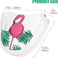 Golf Flamingo Series Putter Head Cover Mallet/Blade - Golf Club Protective Cover Putter Mallet/Blade