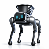 LOUISIS Electric Robot Dog Bionic AI Programming Smart Robot Dog Bionic Loading Basket Intelligent R