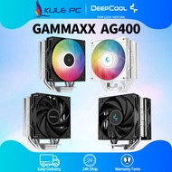 Deepcool Gammaxx 400 ARGB V5 CPU Cooler AG400 PLUS 4 Heat Pipes Air Radiator White Quiet 120mm Fan F