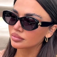 Woman Mens Oval Sunglasses Metal Beetle Sunglasses