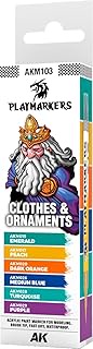 AK PLAYMARKERS AKM103 CLOTHES & ORNAMENTS SET (6x)