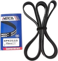 MOCA 6PK2115 Serpentine Belt Fits 06-11 for Buick Lucerne for Cadillac DTS 4.6L & 04-05 for Ford F-1