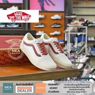 [ลิขสิทธิ์แท้] VANS Old Skool (Vintage Pop) Marshmallow/Turtledove รุ่นสุดฮิต รองเท้า แวนส์ โอวสคูล 