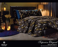 Perico ชุดเซ็ทผ้าปูที่นอน ขนาด 5 ฟุต 3 ชิ้น (ไม่รวมผ้านวม) รุ่น Superior Elegant ผ้า Cotton100%