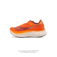 Saucony Endorphin Pro 4 Carbon Board Running Shoes Racing Training Cushioning Breathable Racing Runn