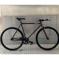 Cranston Fix Fixie. Single Speed Bicycle. Leisure  Urban Bicycle. Copper Colour . With brake.