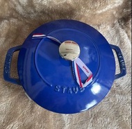 法國staub絕版皇家藍色18cm媽咪和食鍋