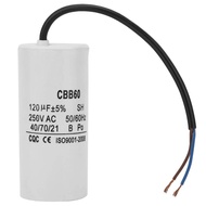 Motor Run Capacitor, AC CBB60 Capacitor 250V AC Capacitor 120uF Capacitor 50/60Hz Motor Start Capaci