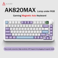 Ajazz AK820 MAX Magnetic Switch Mechanical Keyboard 8k Return Rate with Knob Display Wired Gasket St