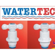 WATERTEC LOCK HEART WATER PVC Stopcock Spare Part Head Socket Stopcock Stop Valve Kepala pili hati