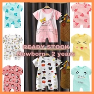 (0-24M) Newborn NB baby toddler boy girl one piece romper bodysuit jumpsuit bayi baju budak lelaki p