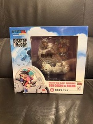 全新 盒有傷 龍珠 Megahouse Desktop Real McCoy 孫悟空＆布瑪 06
