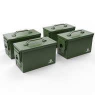 HARDROCK 30 50 Cal Ammo Can Metal 9mm Ammo Box storage crate case For Shotgun bullet Rifle Nerf Ammu