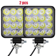 Lampu LED Sorot Tembak Worklight Mobil Motor 48 Watt 16 Titik Mata 48Watt Offroad 48W W48 12V DC Tah