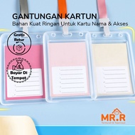 GANTUNGAN ID Card Holder Lanyard ATM Business Card Holder and Access Business Card Holder Lanyard