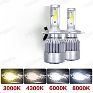 2piece C6 Headlight H4 LED Car LED Headlamp H11 H3 Fog Light Bulb Fog Lamp H7