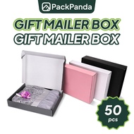 50pcs Kotak Mailer Beralun Berwarna Colour Corrugated Box Packaging Parcel Postage E-commerce Mailer