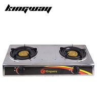 Kingway Factory Direct Export Gas Stove Stainless Steel Two-Burner Gas Stove90mm Iron Plate Stove Do
