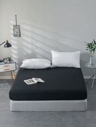 1入組+100%聚酯纖維+黑色+1張適用於卧室/客房裝飾的床罩