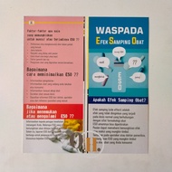 Flyer Waspada Side Effects of Medicine, Pharmacy Brochure, Pharmacy PIO Flyer, ESO Flyer