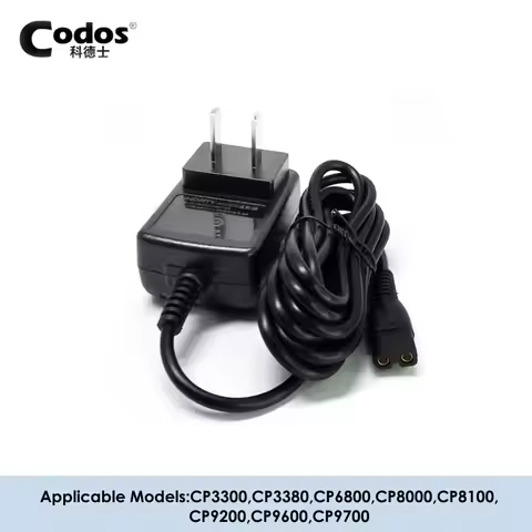 Original Codos Pet Clippers Charger Power Adapter for Trimmer CP3300/6800/8000/8100/9200/9600/9700 P