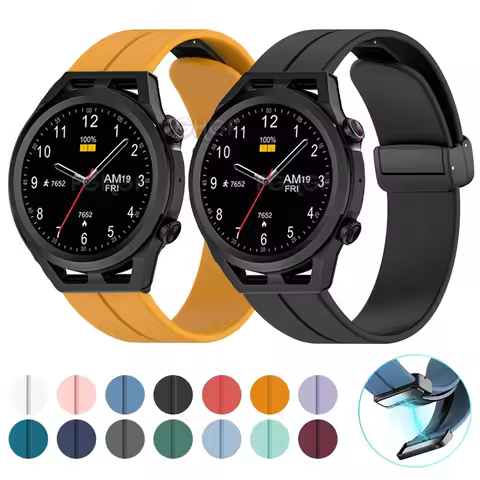 Silicone Strap For Blackview R8 Pro Smart Watch Band Magnetic Buckle Wristband For Blackview R7 R3 P