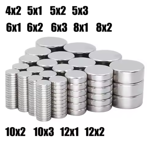 4x2 5x2 5x3 6x2 6x3 Neodymium Magnet NdFeB Round Super Powerful Strong Permanent Magnetic Imanes 8x2