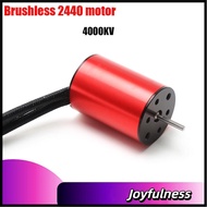 joyfulness S2440 4000KV Brushless Motor Waterproof Replacement for Traxxas HSP Wltoys 1/16 1/18 RC T