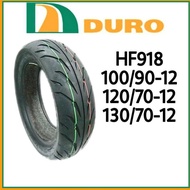 DURO TUBELESS TYRE HF918 -12100/90-12, 120/70-12, 130/70-12