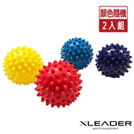 【Leader X】深層筋絡紓壓 硬式刺蝟按摩球 筋膜球 2入 (顏色隨機)