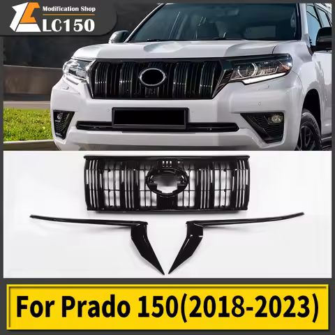 For Toyota Land Cruiser Prado 150 Grille Modification Lc150 2018-2023 Grille Highlight Strip Front F